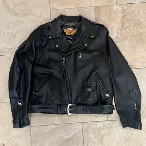 Harley-Davidson Men’s Leather Jacket- Size XL